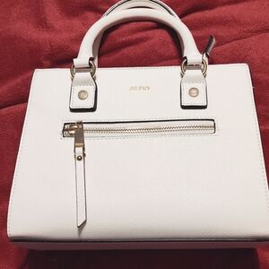 Aldo white purse- brand new never used